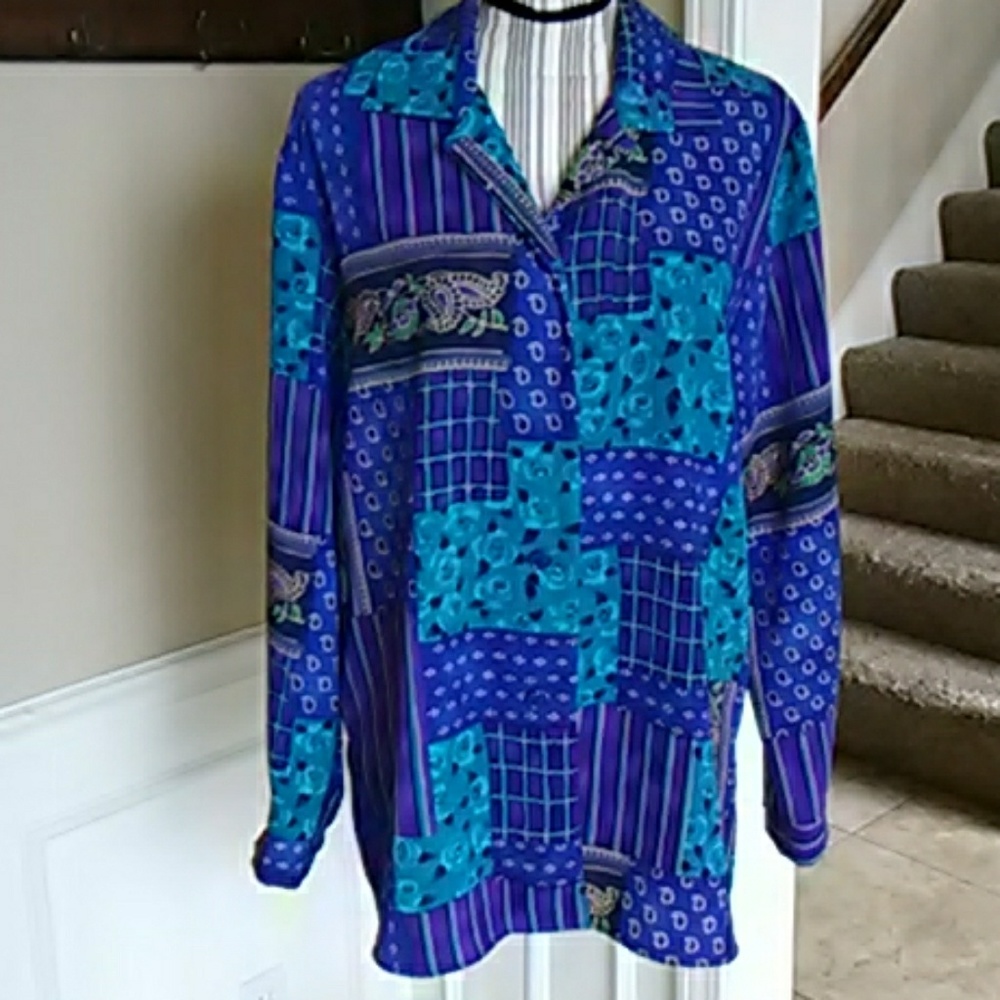 Gorgeous Top by, "Victoria Morgan". Sz. 16